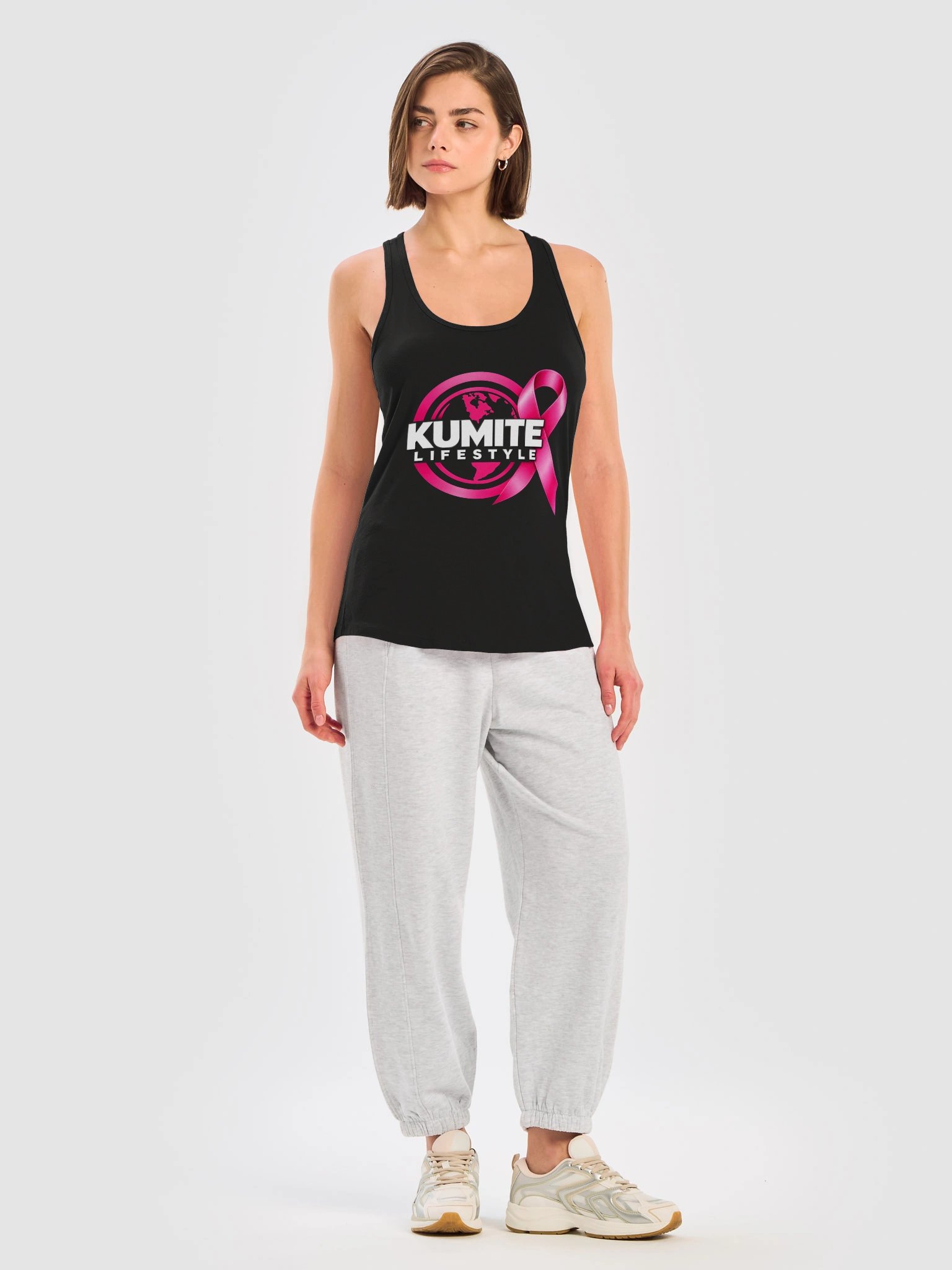 Kumite Lifestyle Breast Cancer Awareness Racerback Tank product image (5)