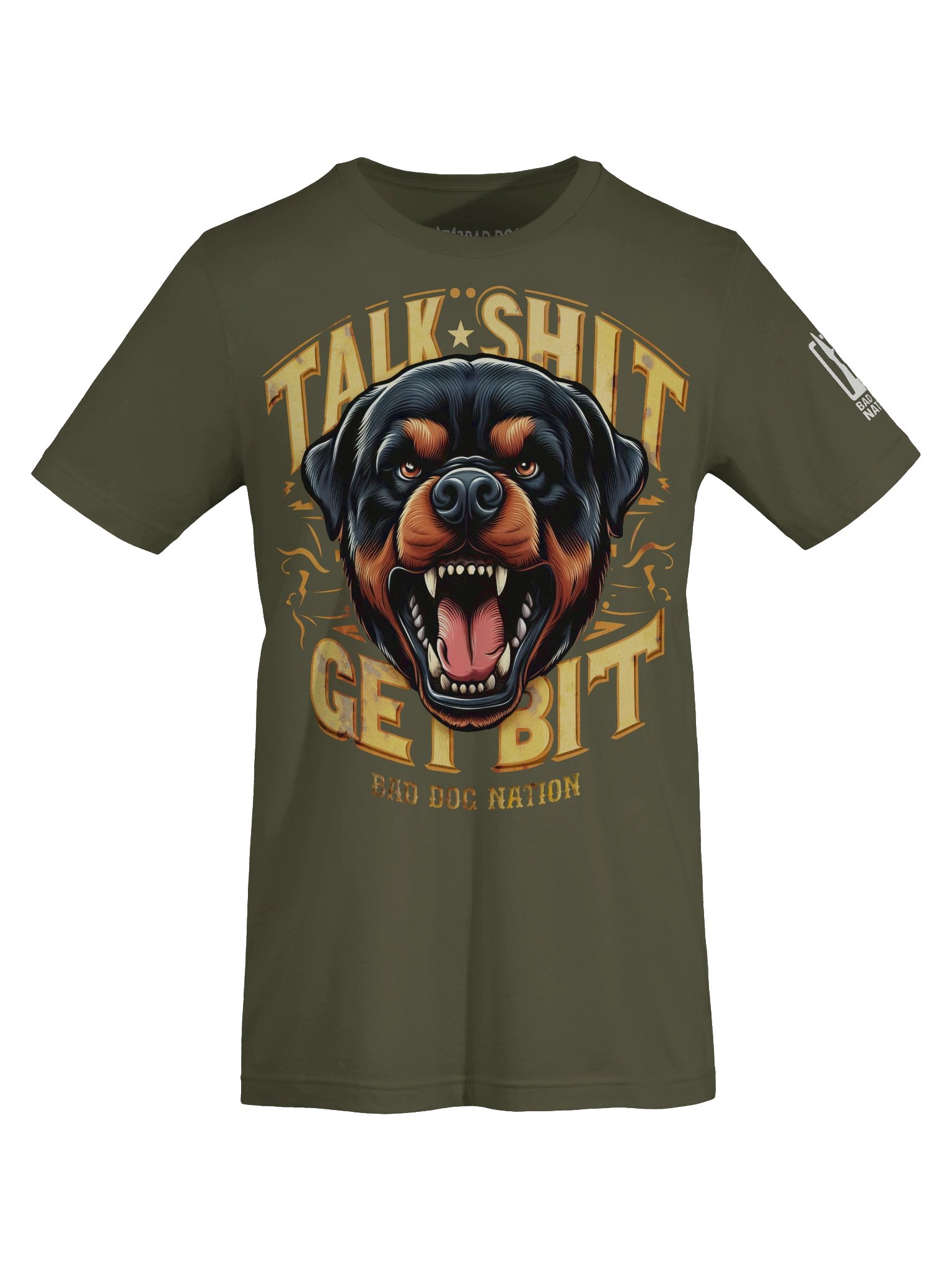 Rottweiler - Talk Sh#t Get Bit - PREMIUM ADULT UNISEX T-SHIRT product image (1)