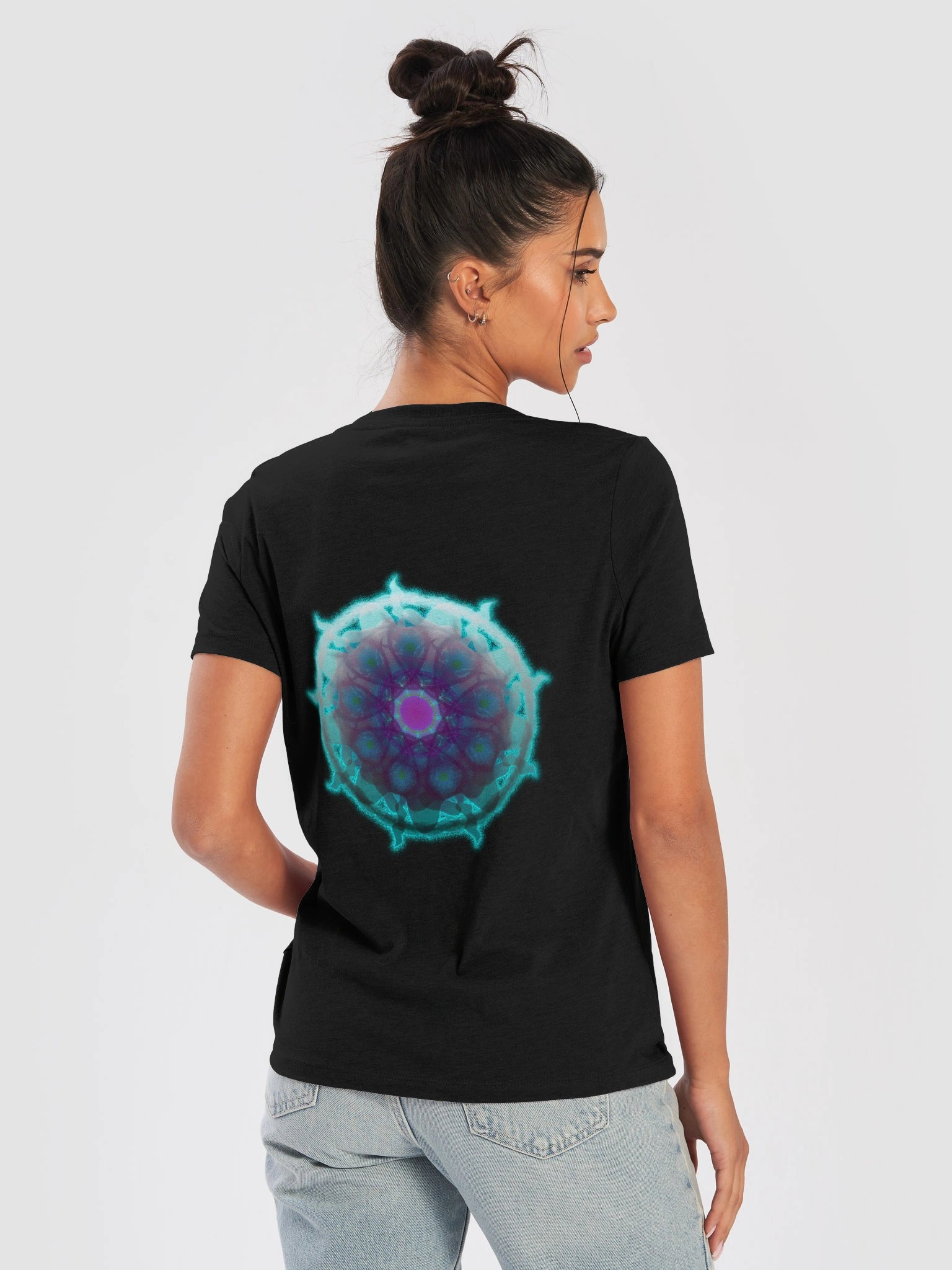 Neon Bloom V-Neck Tee product image (28)