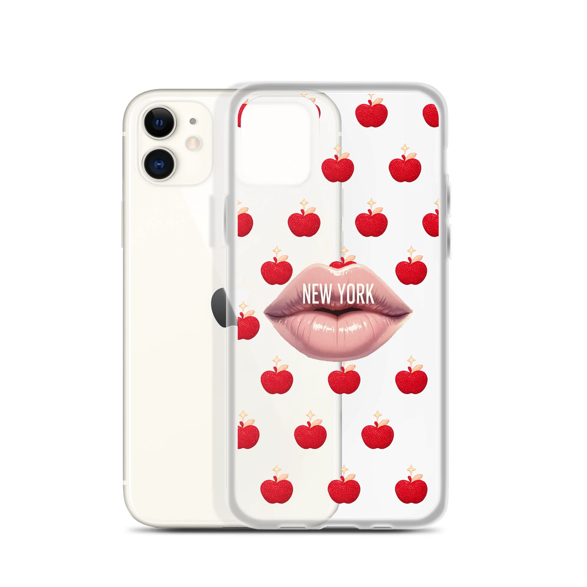 New York Apple Lips iPhone Case by AdrenRush product image (2)