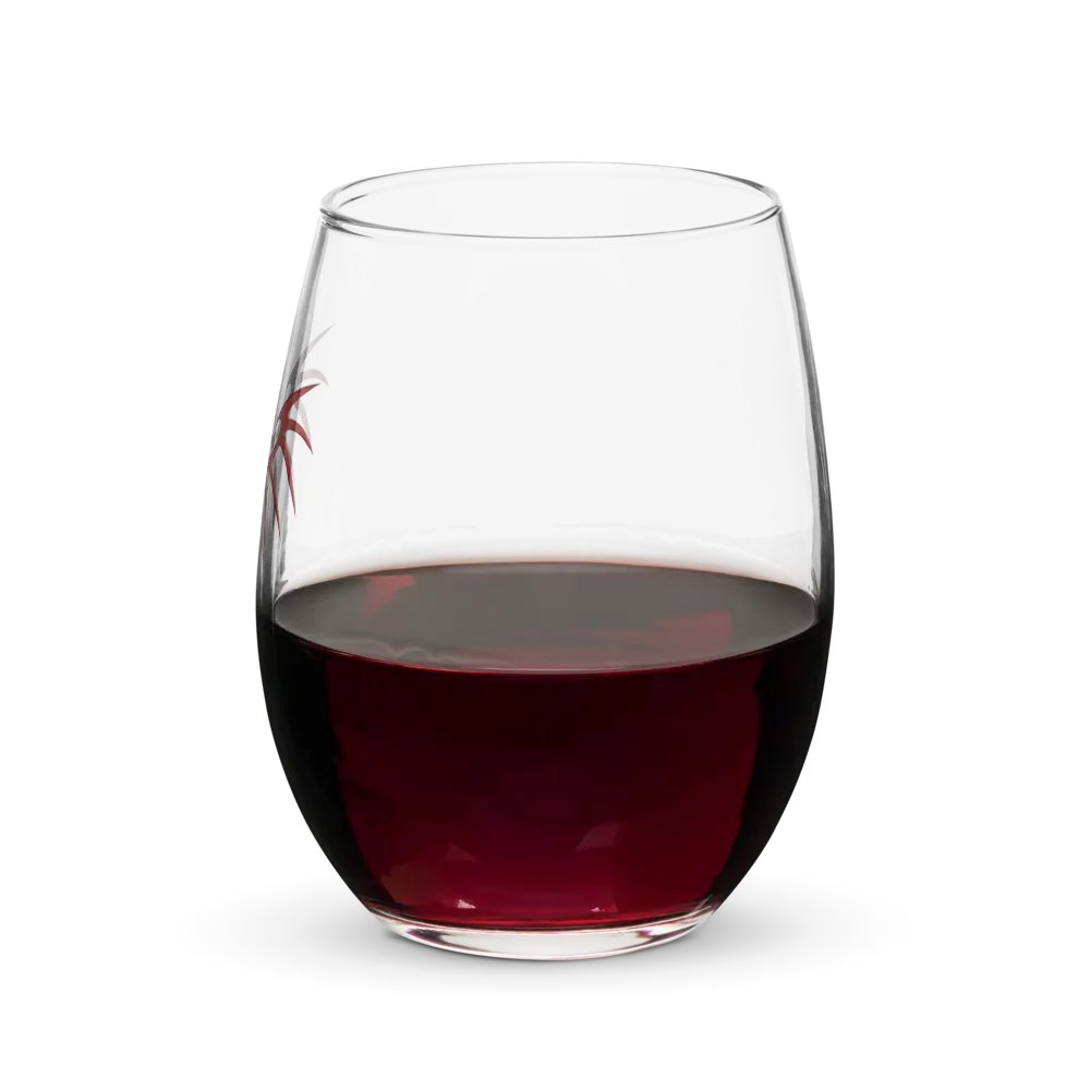 RafaZafar Logo Stemless Wineglass (red) product image (7)