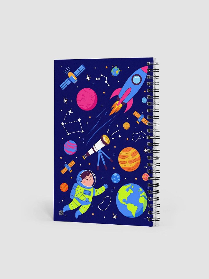 Galactic Explorer Spiral Notebook product image (2)