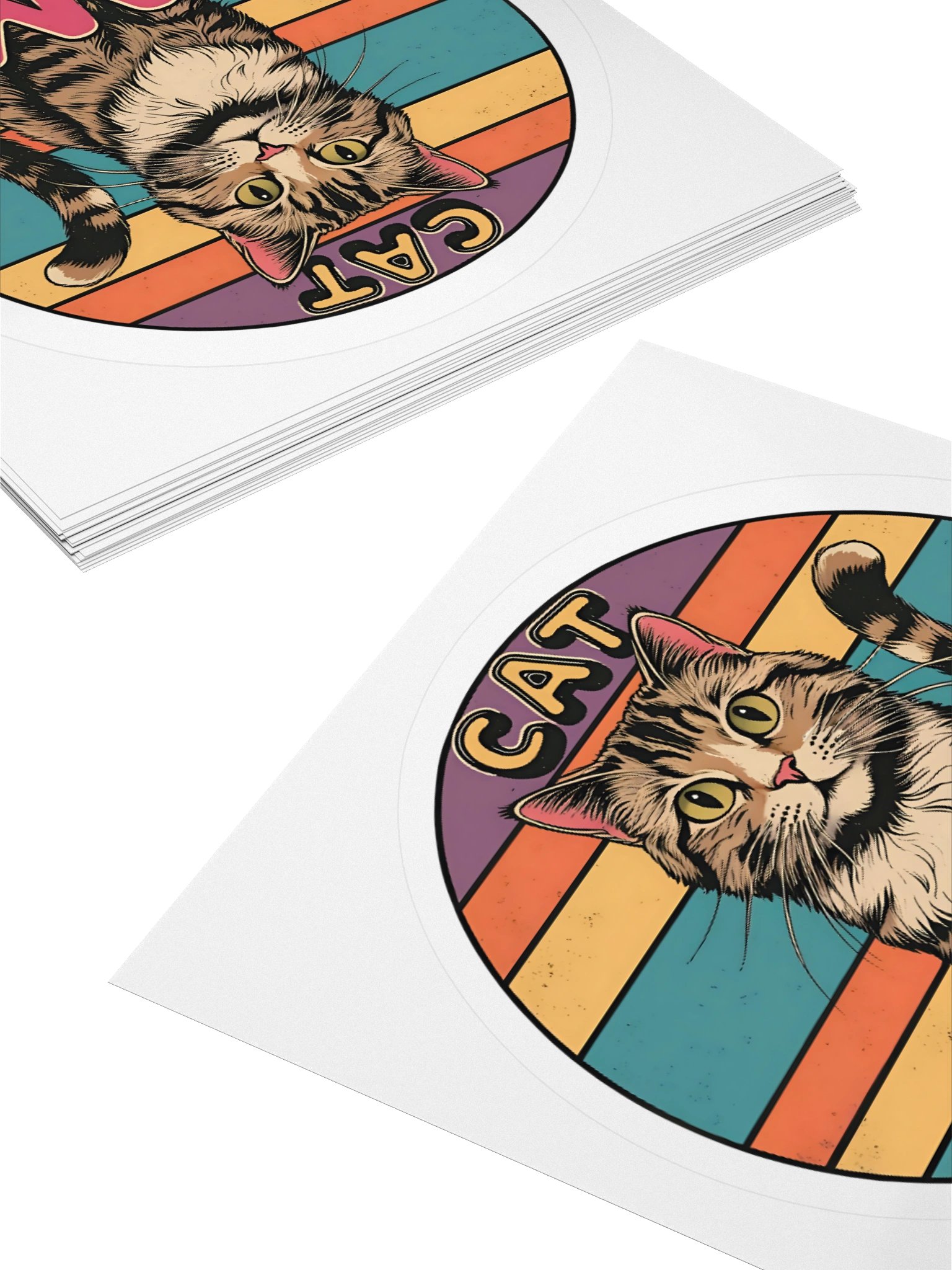 Cat Mama Kiss Cut Stickers product image (10)
