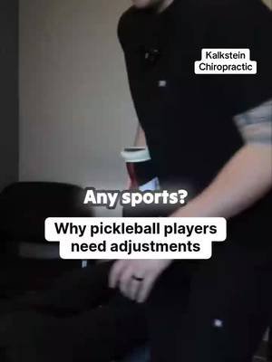 Pickleball fans know exactly what he’s talking about 😂 #PickleballLife #ChiroTok #OfficeMoments #SportsTalk 