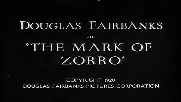 The Mark Of Zorro Silent Film product image (1)