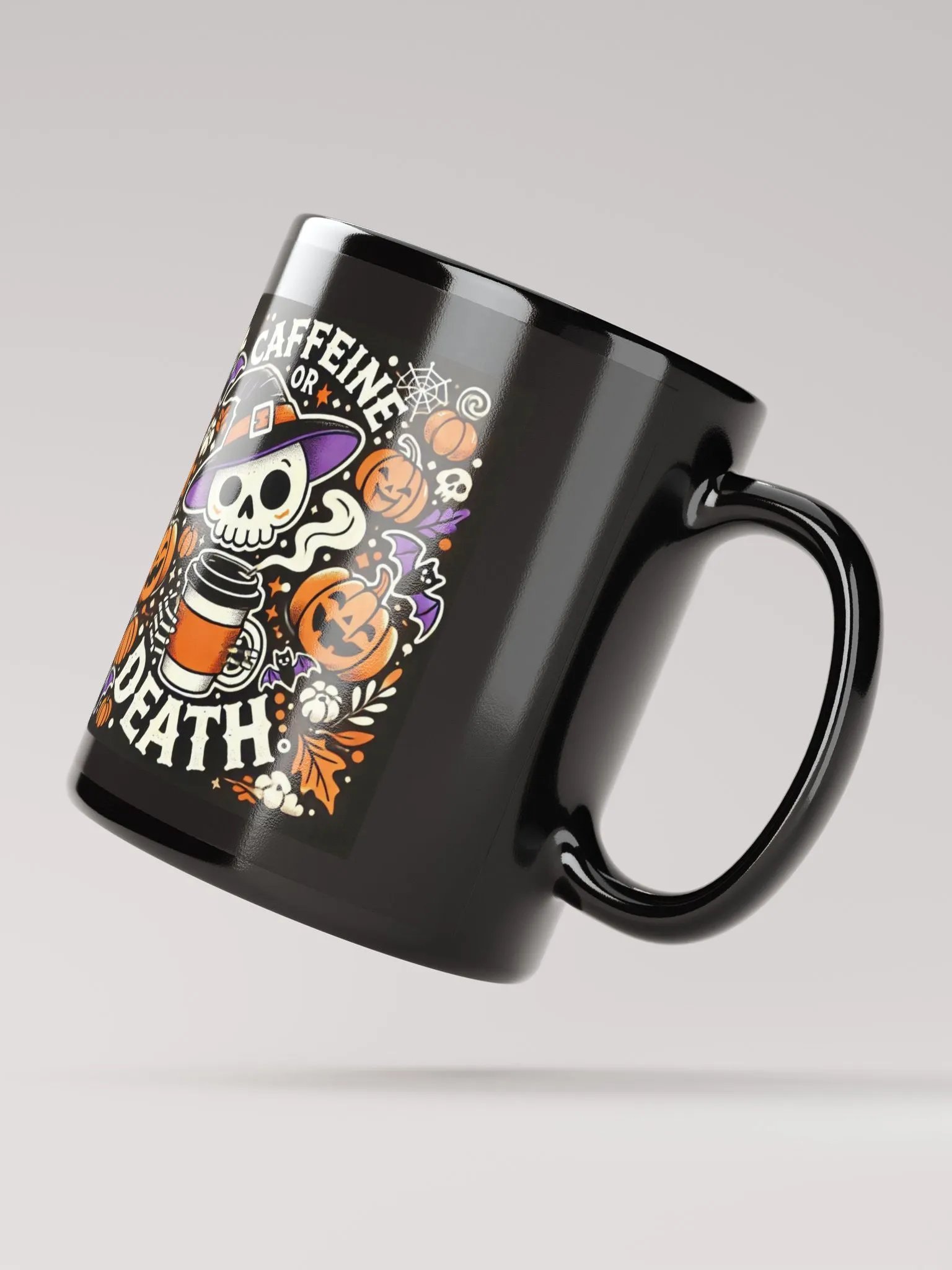 Caffeine or Death - Halloween Mug product image (3)