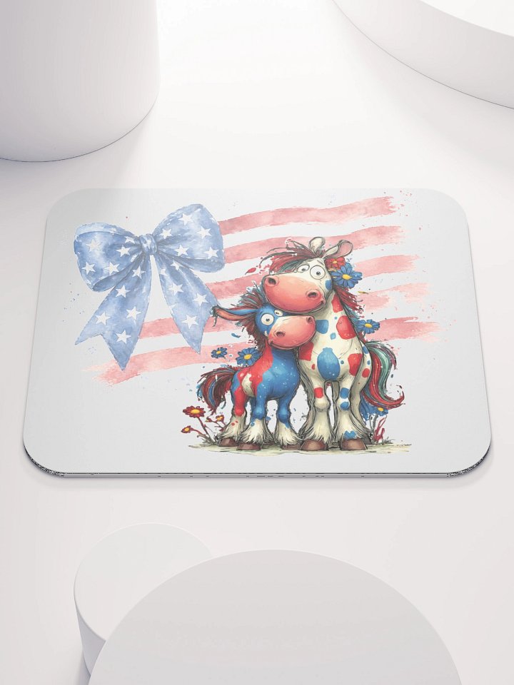 Patriotic Horse Mouse Pad product image (1)