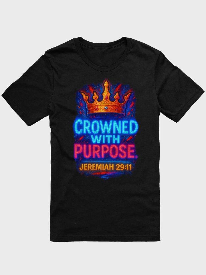 CROWNED WITH PURPOSE — Supersoft Tee (Jeremiah 29:11) product image (8)