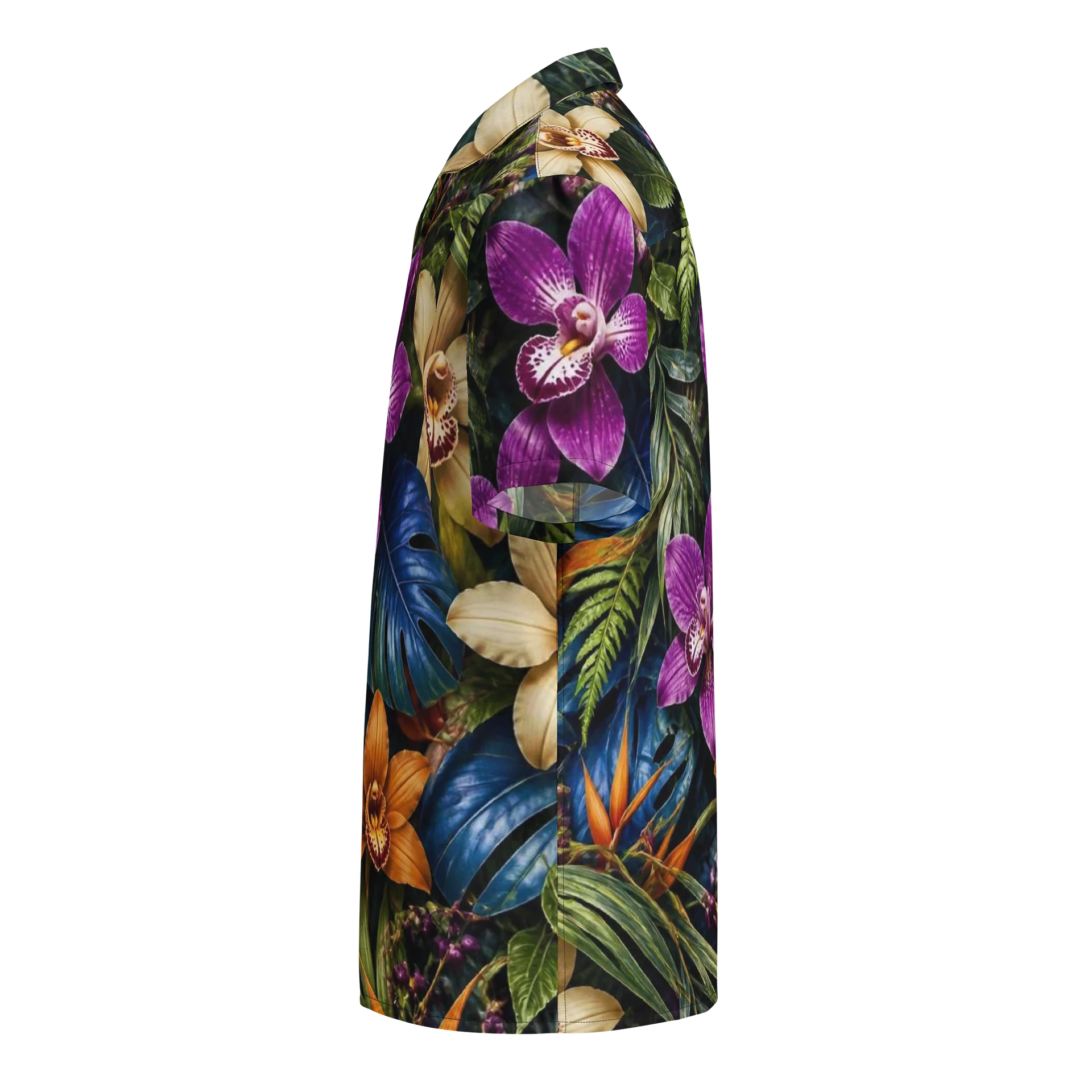 "BP629" Tropical Orchid Hawaiian Shirt product image (3)