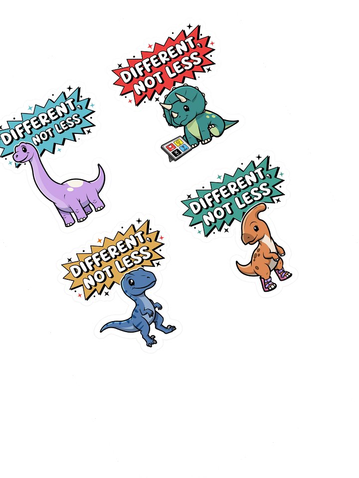 Different, Not Less Sticker Sheet product image (1)