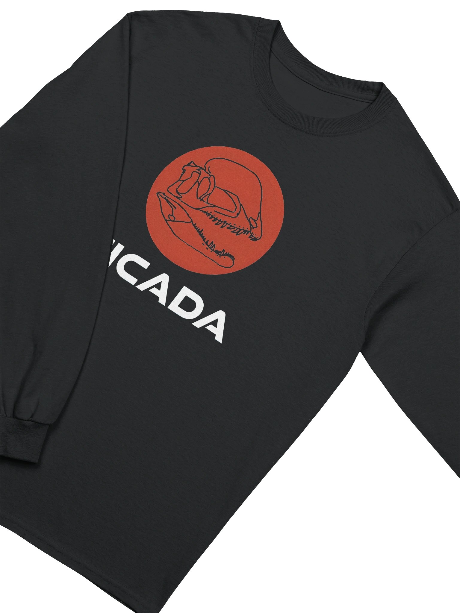 Dilophosaurus Skull Long Sleeve Shirt product image (3)