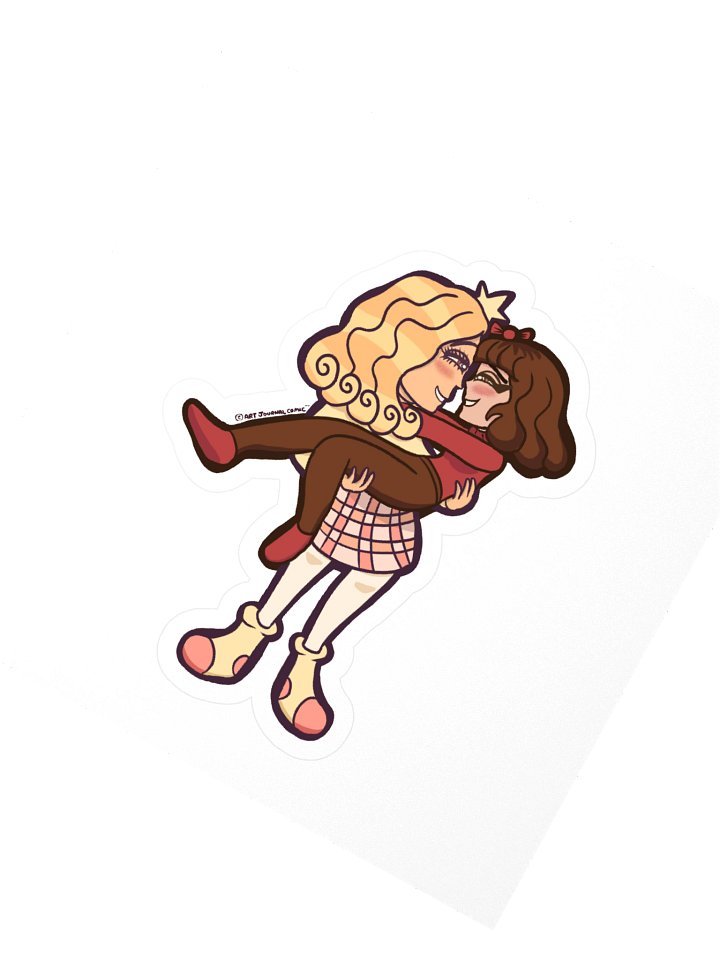 Cozy Christmas Girls™ Winter Warmth Sticker product image (2)