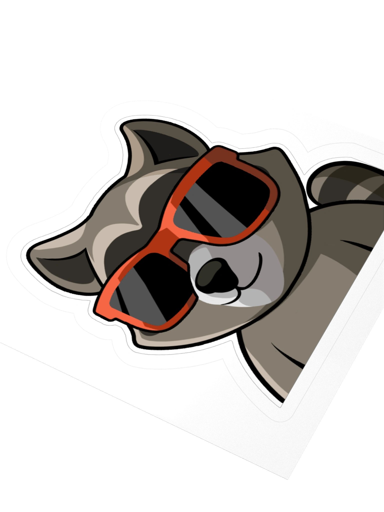 RespawnRaccoon Kiss Cut Stickers product image (9)