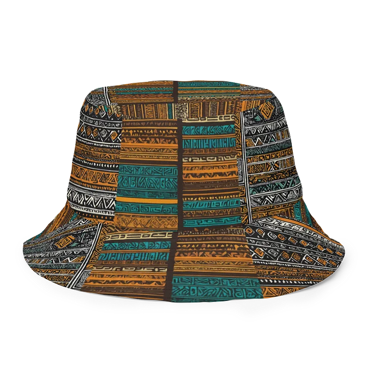 Tribal Ambassador Pattern - CaribbeanApples | Reversible Bucket Hat product image (1)