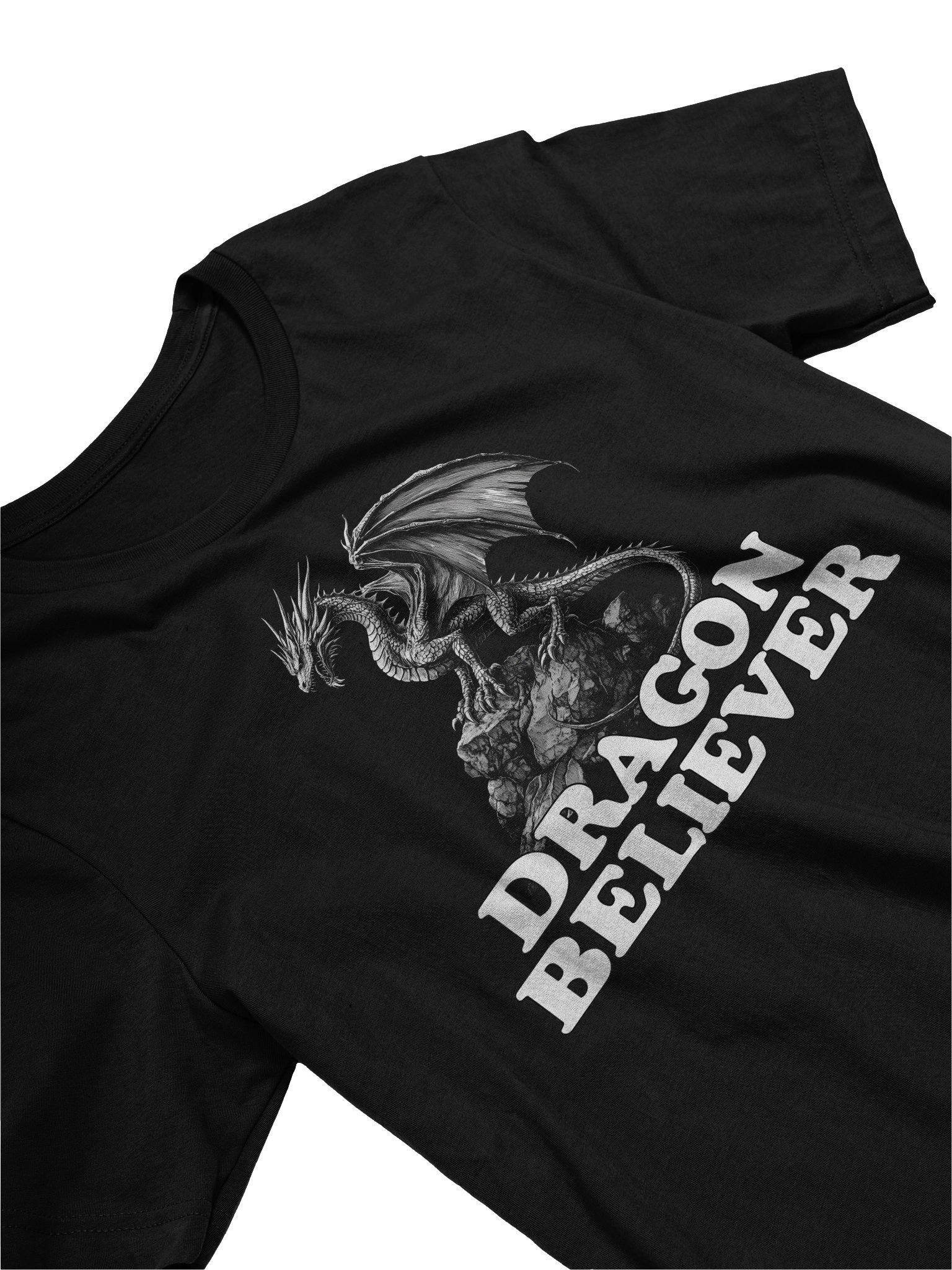 Dragon Believer - Funny Joe Rogan Fantasy Meme T-Shirt product image (3)