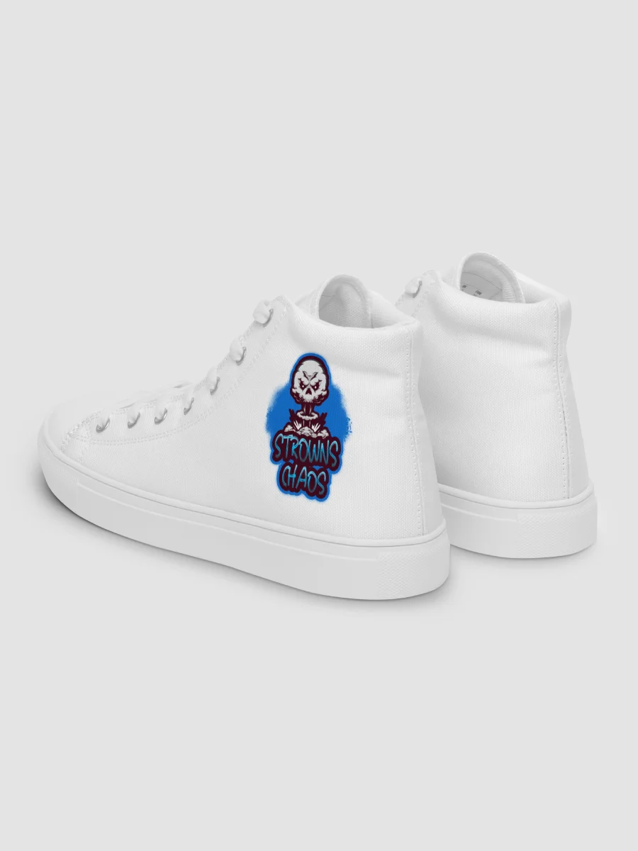 [strowns_chaos] Women;s High Top Canvas Shoes (White) product image (5)