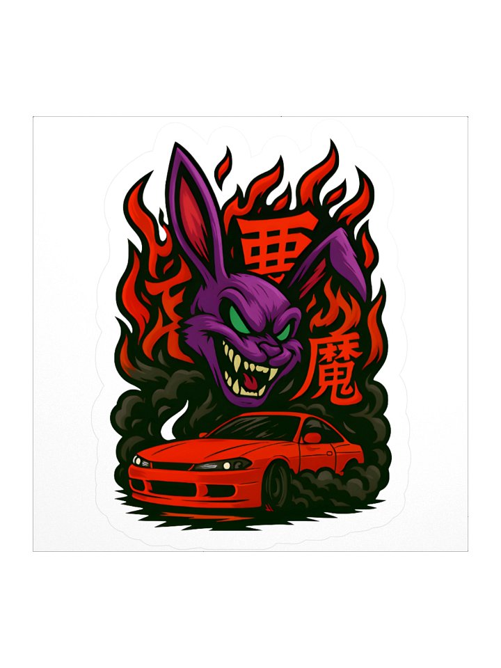 Boosted Bunny™ “Smoke & Carnage” JDM Sticker product image (1)