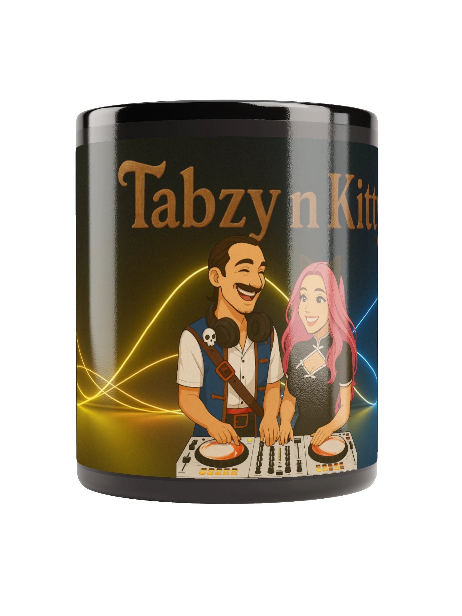 TnK Black Glossy Mug product image (10)
