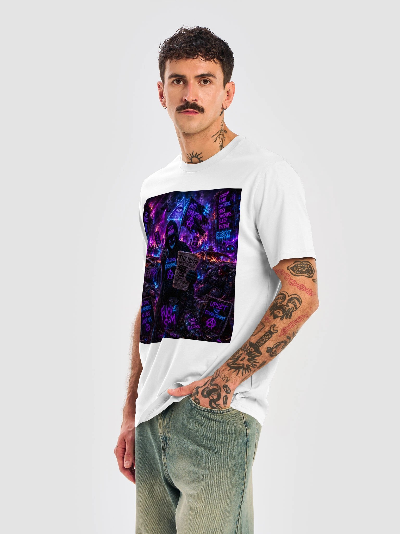 F The System short sleeve T product image (6)