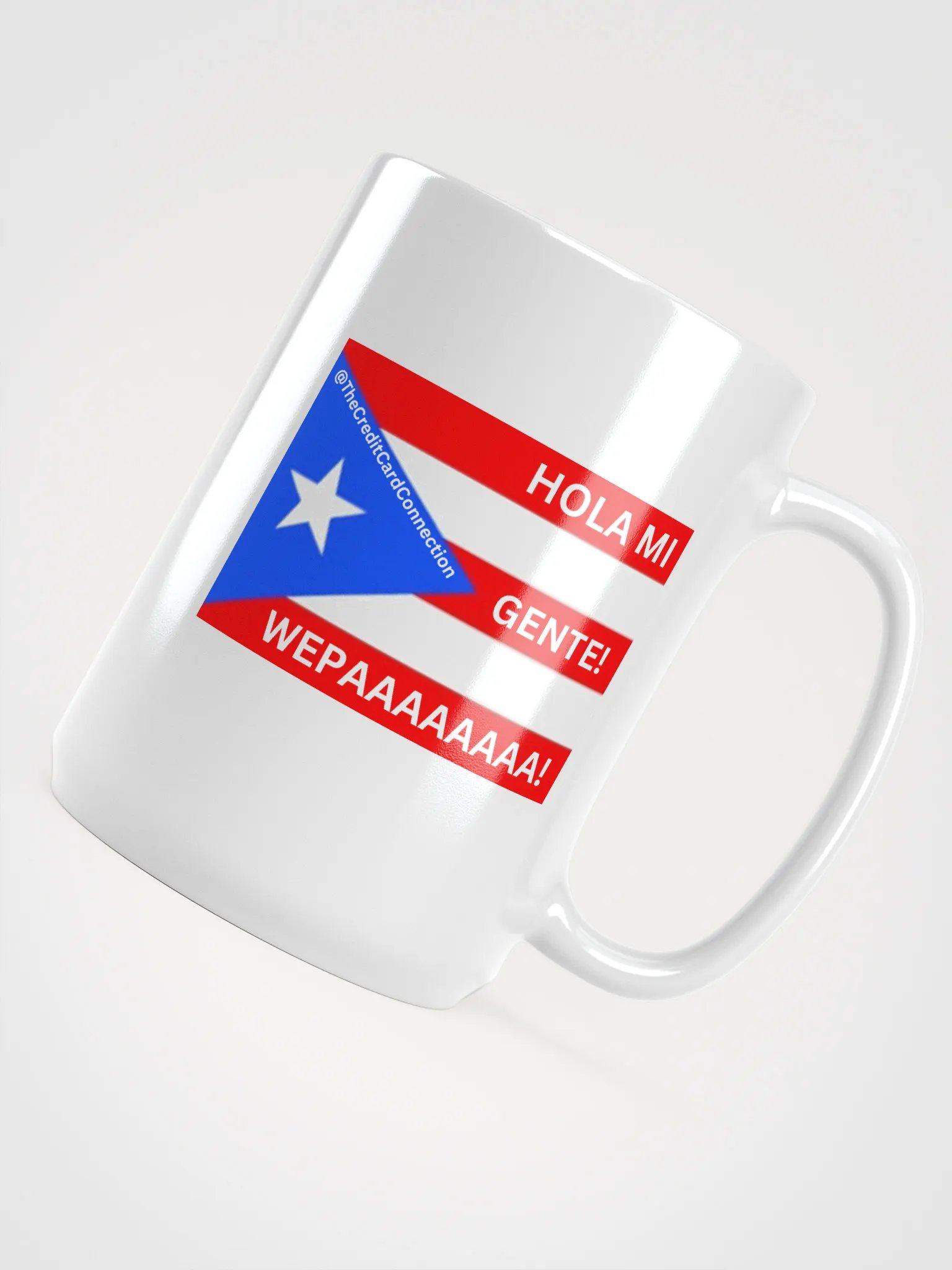 Puerto Rican Flag HOLA MI GENTE! WEPAAAAAAAA! Mug product image (4)
