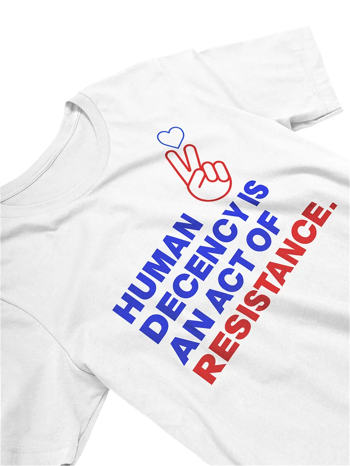 HUMAN DECENCY IS AN ACT OF RESISTANCE - WOMENS FIT product image (2)