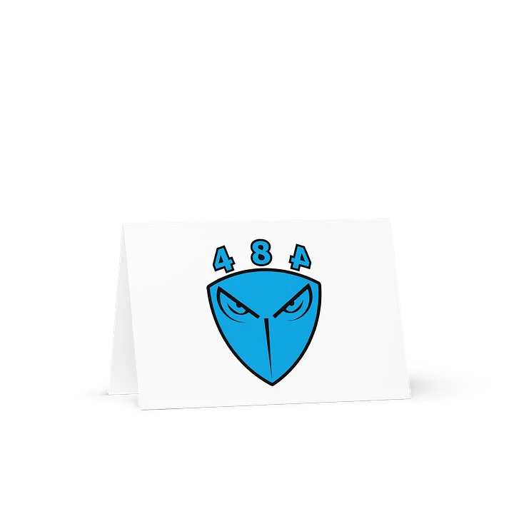 484 Face Logo 4x6 Greeting Card product image (1)
