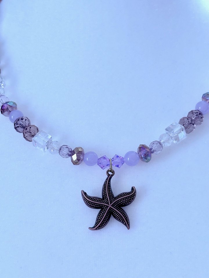 MFD-00135 | Copper Tone | Seaside Radiance | Starfish Pendant Necklace by Monique Faella Designs™ product image (2)