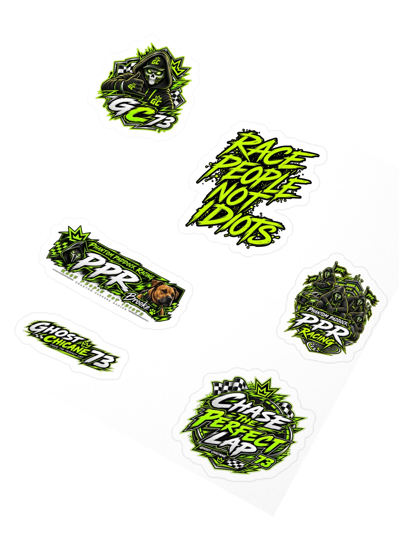 Ghost Chicane x PPR Ultimate Sticker Sheet product image (2)