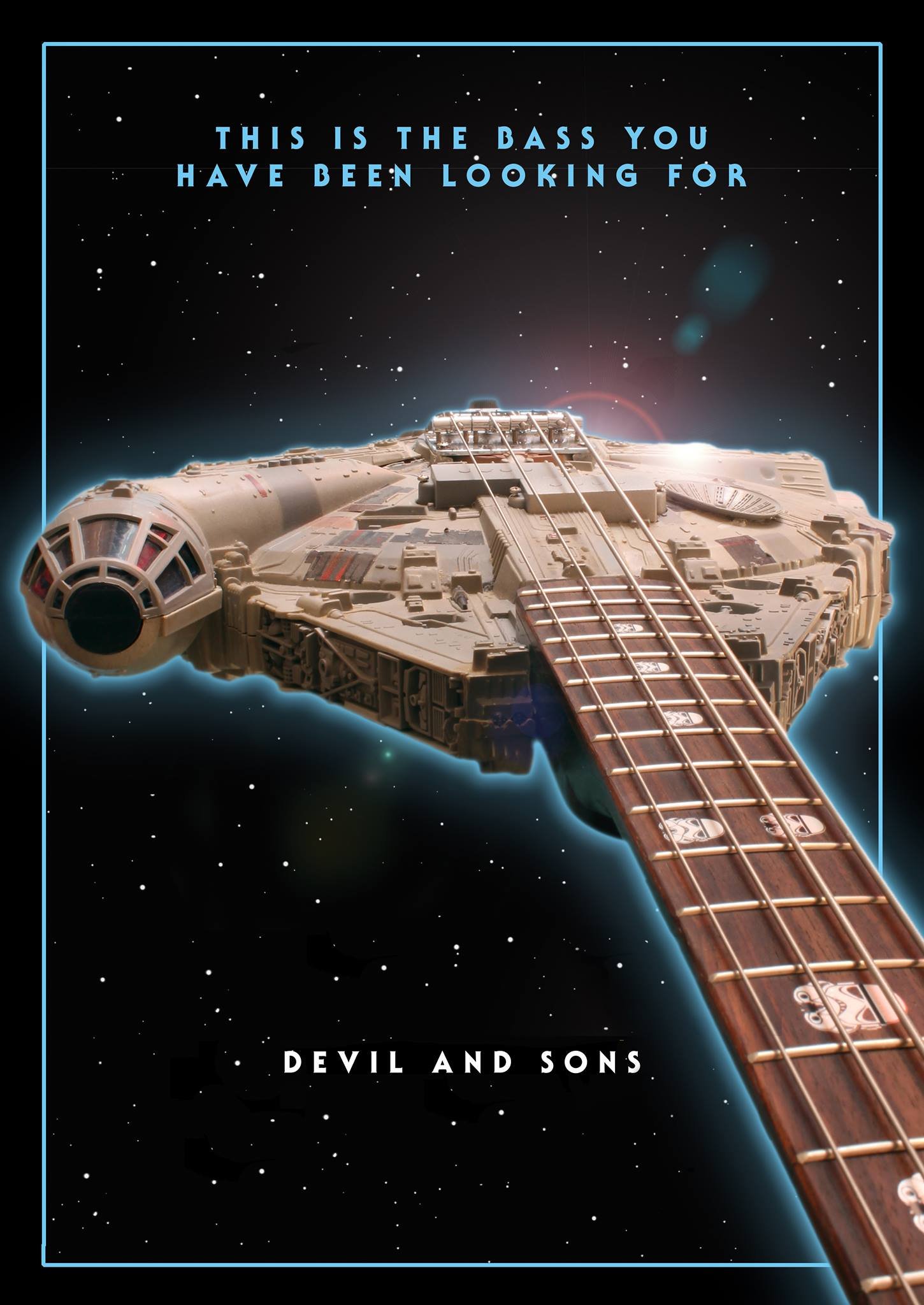 Rebel Bass - The Millennium Falcon Star Wars Bass Guitar (Made to order) product image (12)