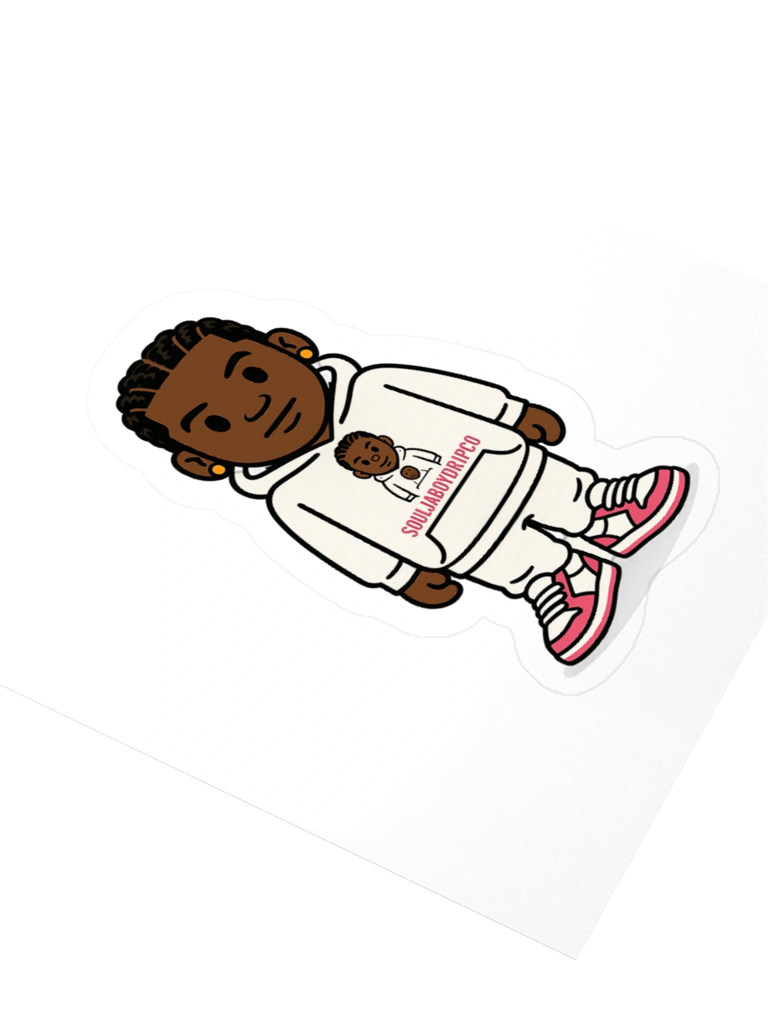 SouljaBoyDripCo Cartoon Drip Kiss Cut Sticker product image (7)