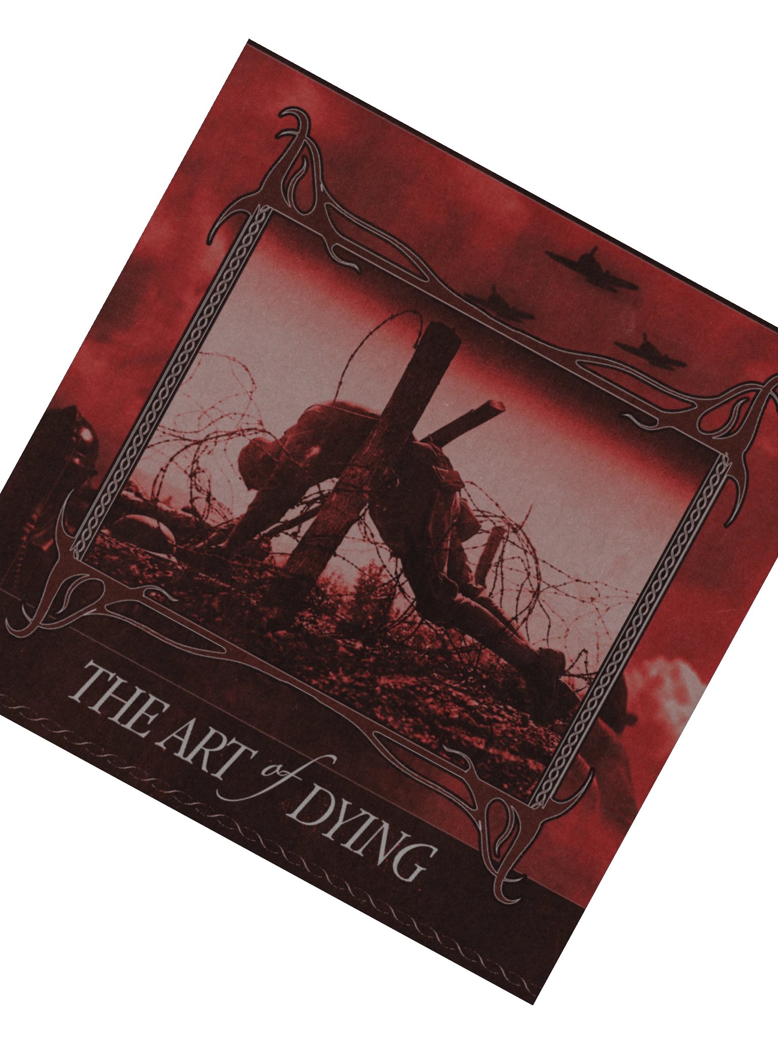 "ART OF DYING" STICKER RED product image (4)