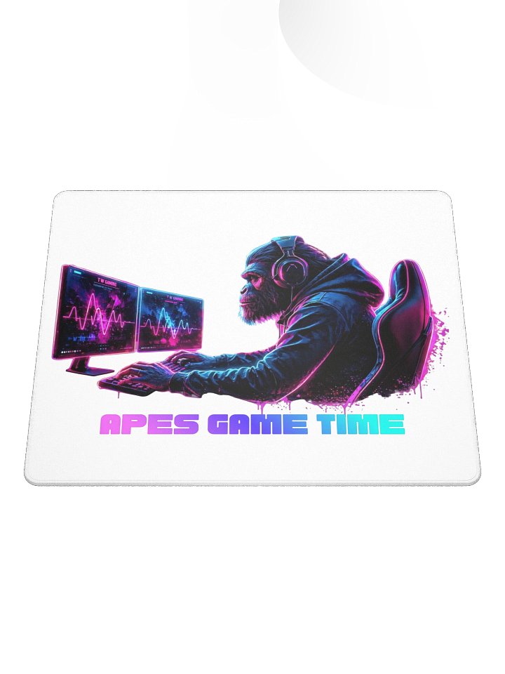 Apes Game Time Gaming Mouse Pad product image (1)