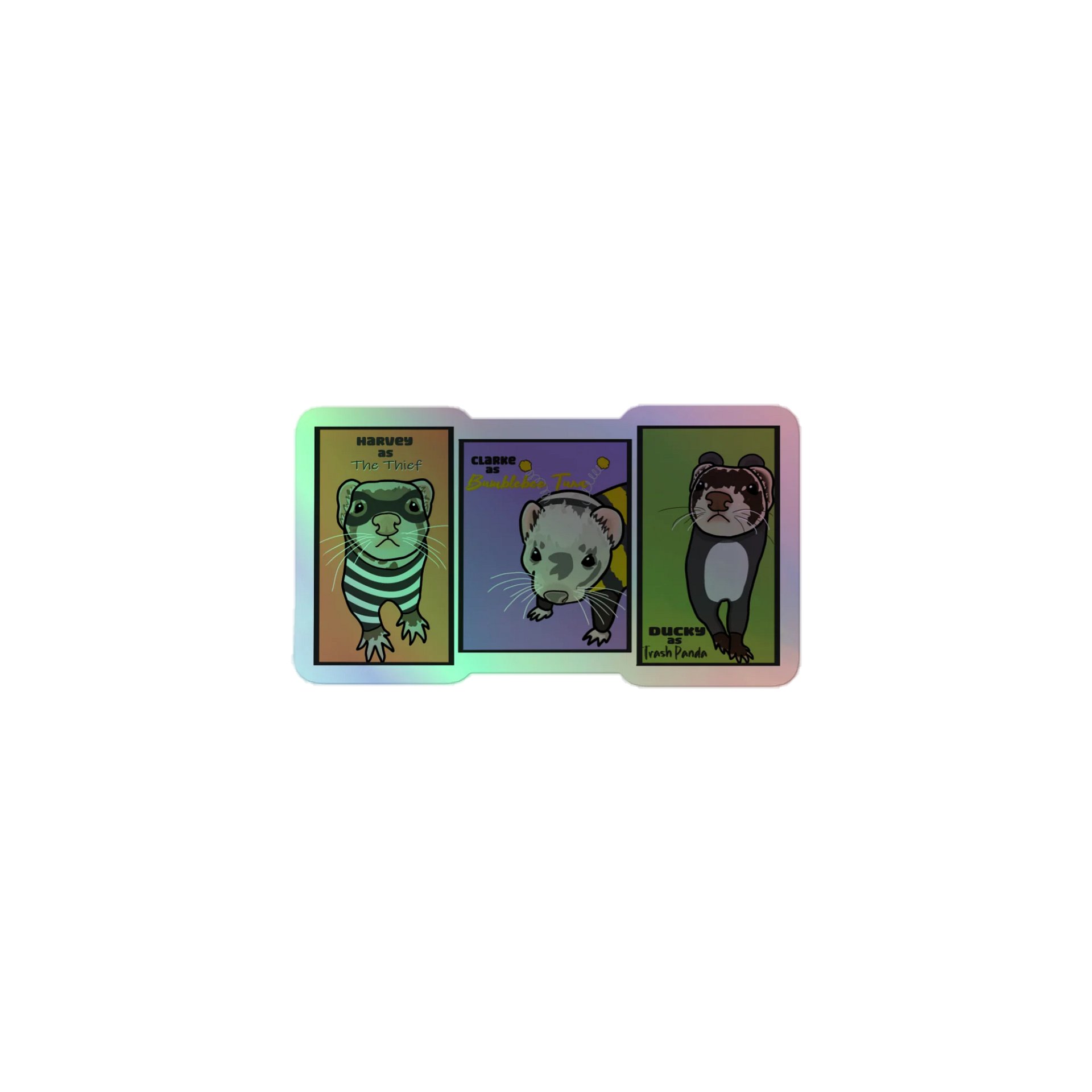 Ferretween Holo Sticker product image (1)