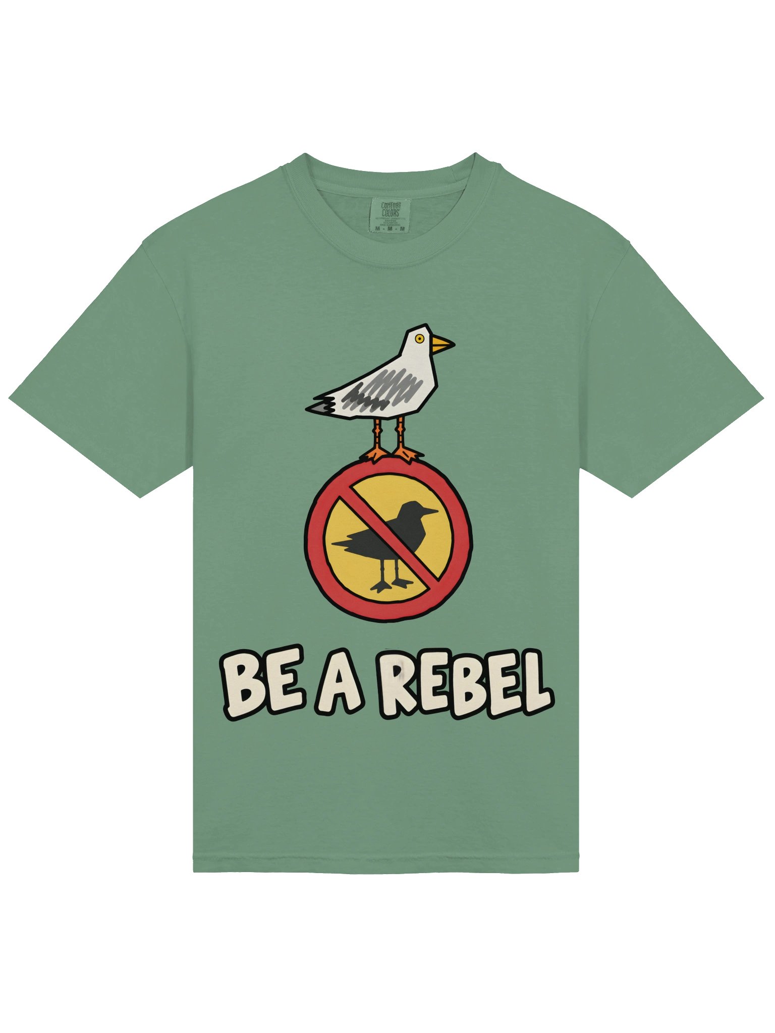 Be a Rebel Heavyweight Vintage Graphic Tee product image (11)
