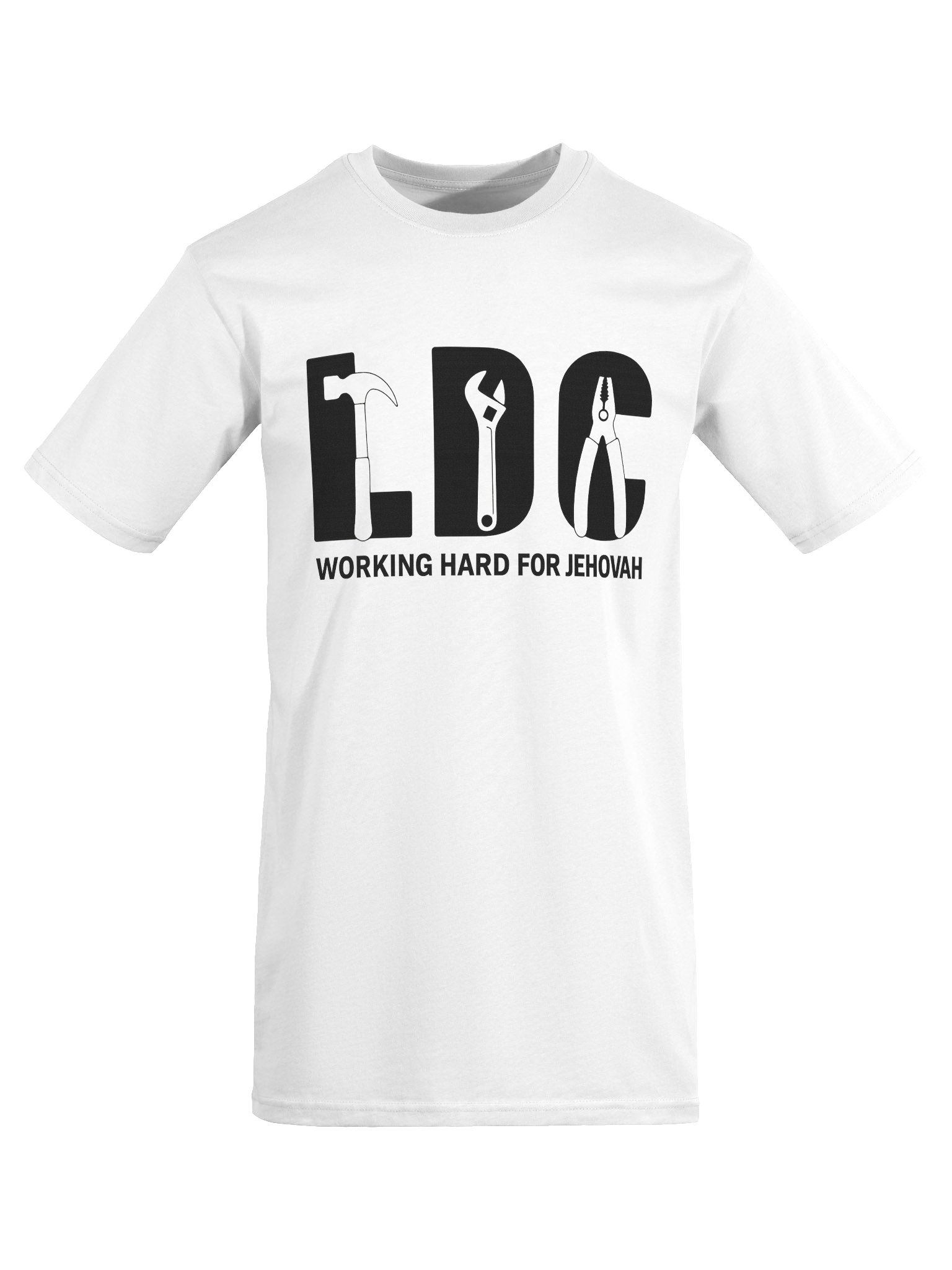 LDC Volunteer Tee – Heavyweight Cotton | Working Hard for Jehovah product image (13)