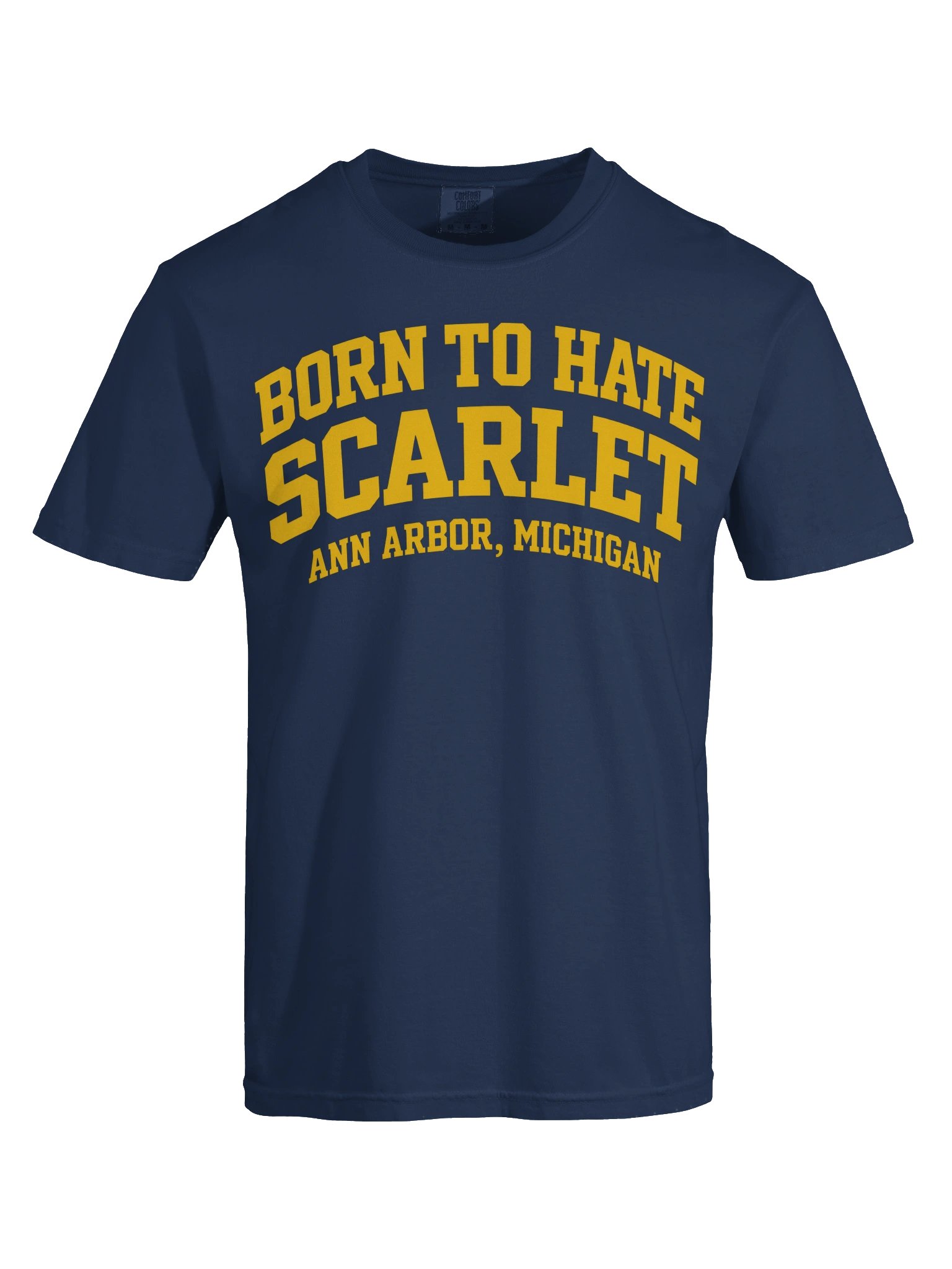 Michigan Born To Hate Scarlett T-Shirt product image (17)