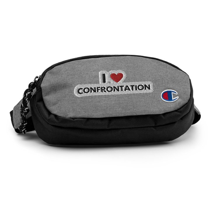 I <3 Confrontation (bubble design) champion fanny pack product image (2)
