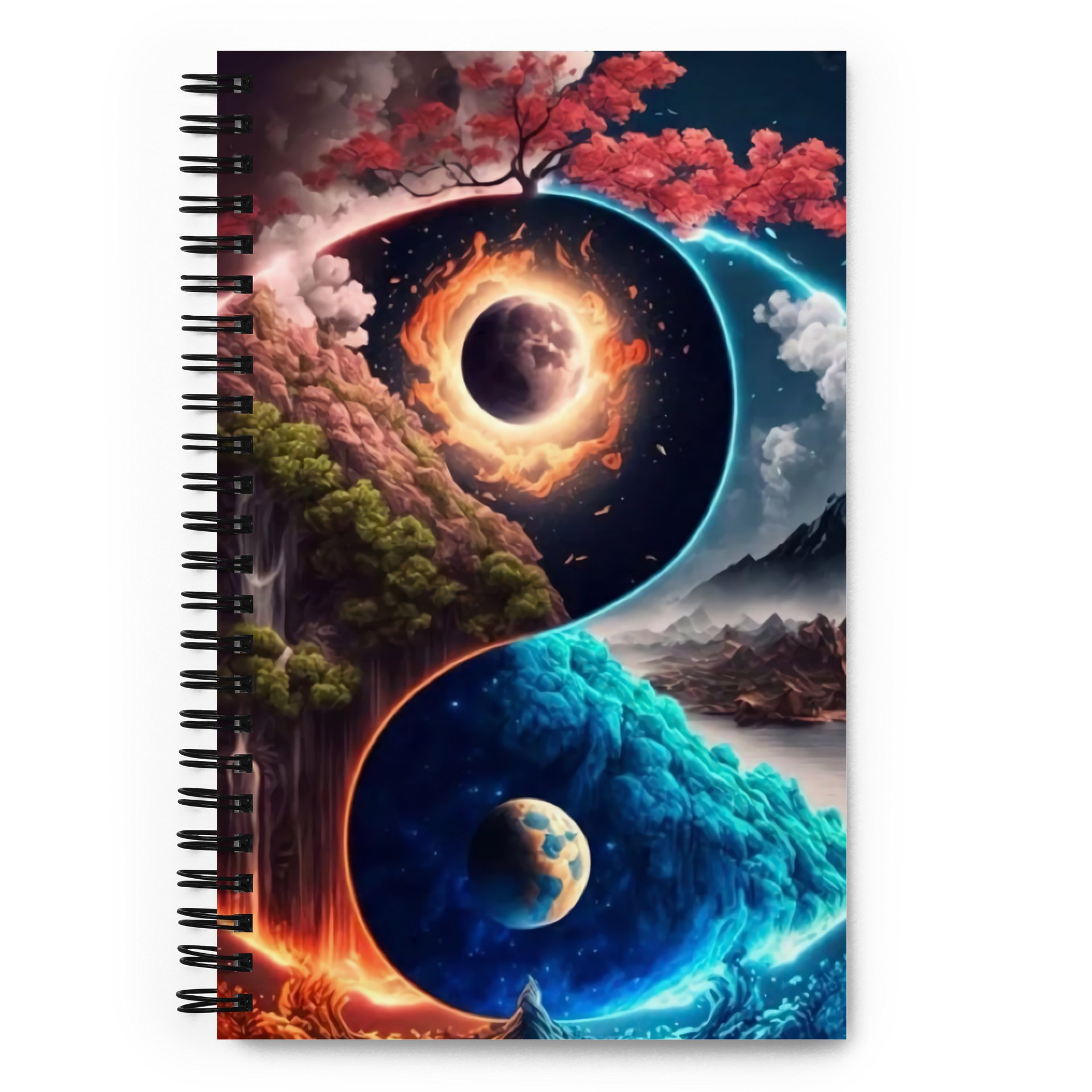 Yin Yang Elements -Spiral Notebook product image (1)
