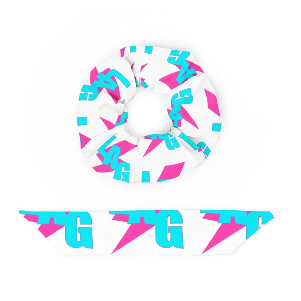 LAG Scrunchie with Bow (White) product image (6)