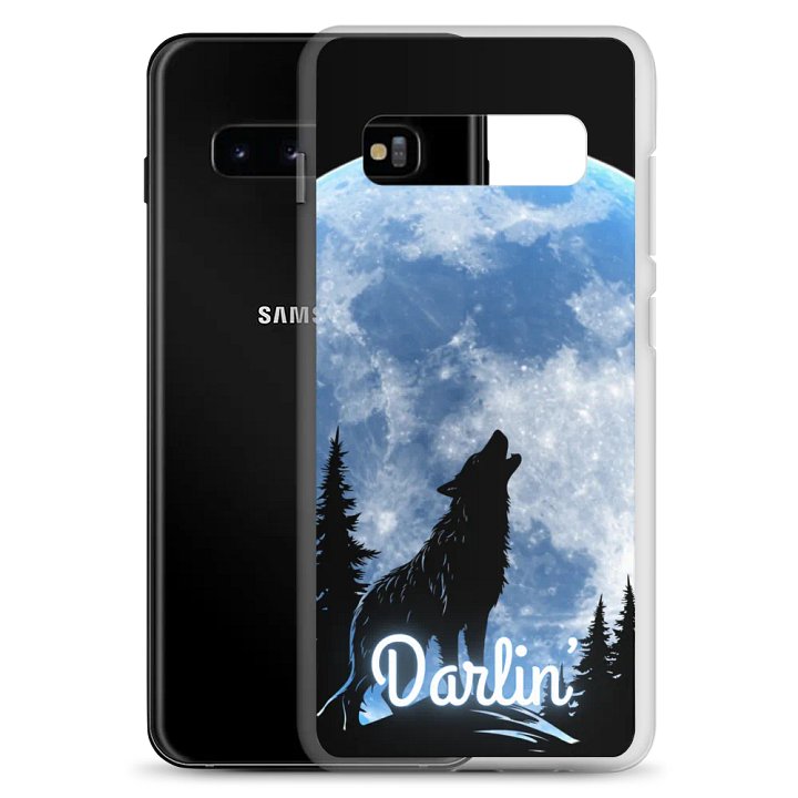 Darlin' Wolf Moon Clear Samsung® Case product image (8)