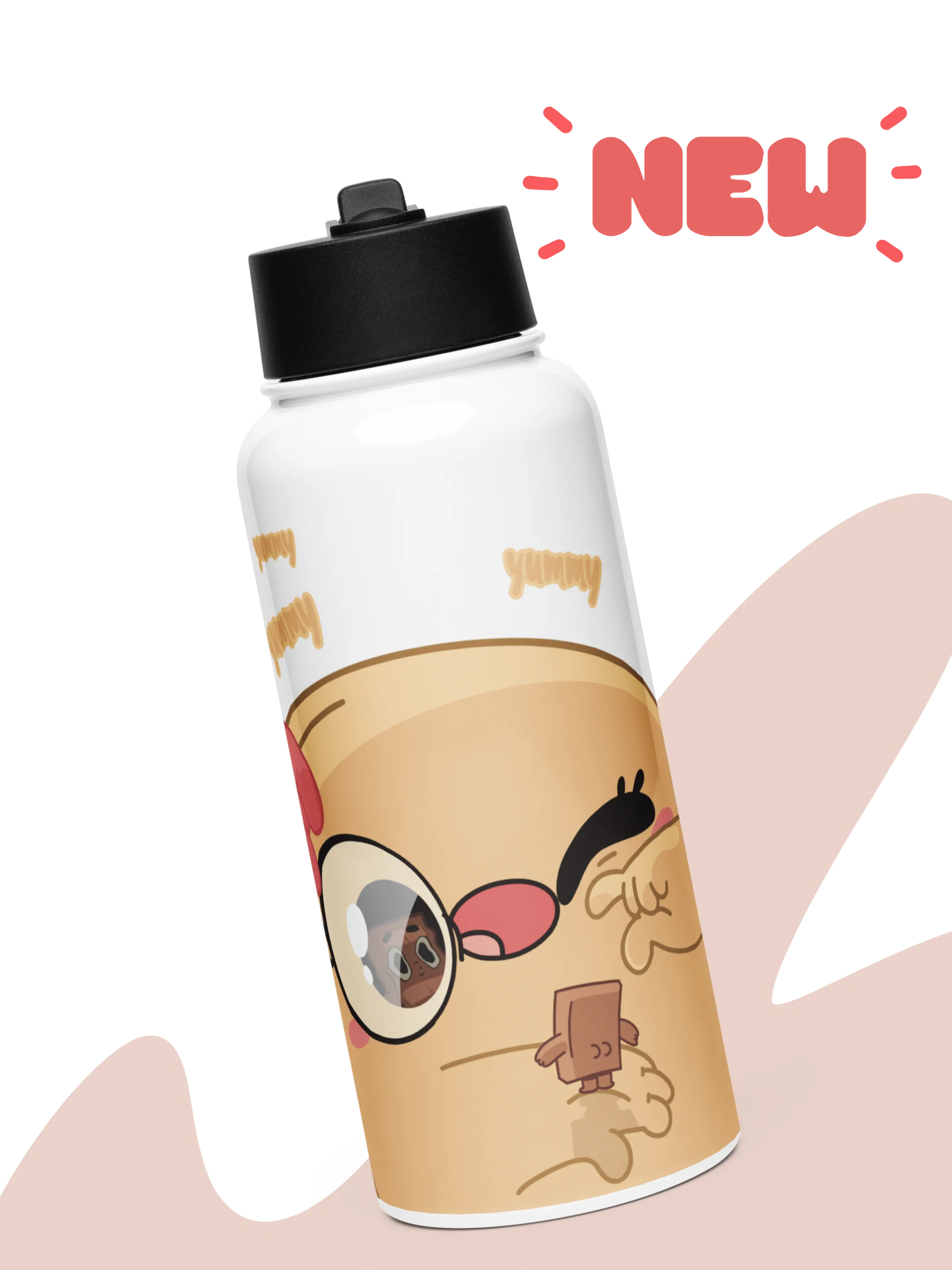 Choco & Pancake Stainless Steel Bottle product image (1)
