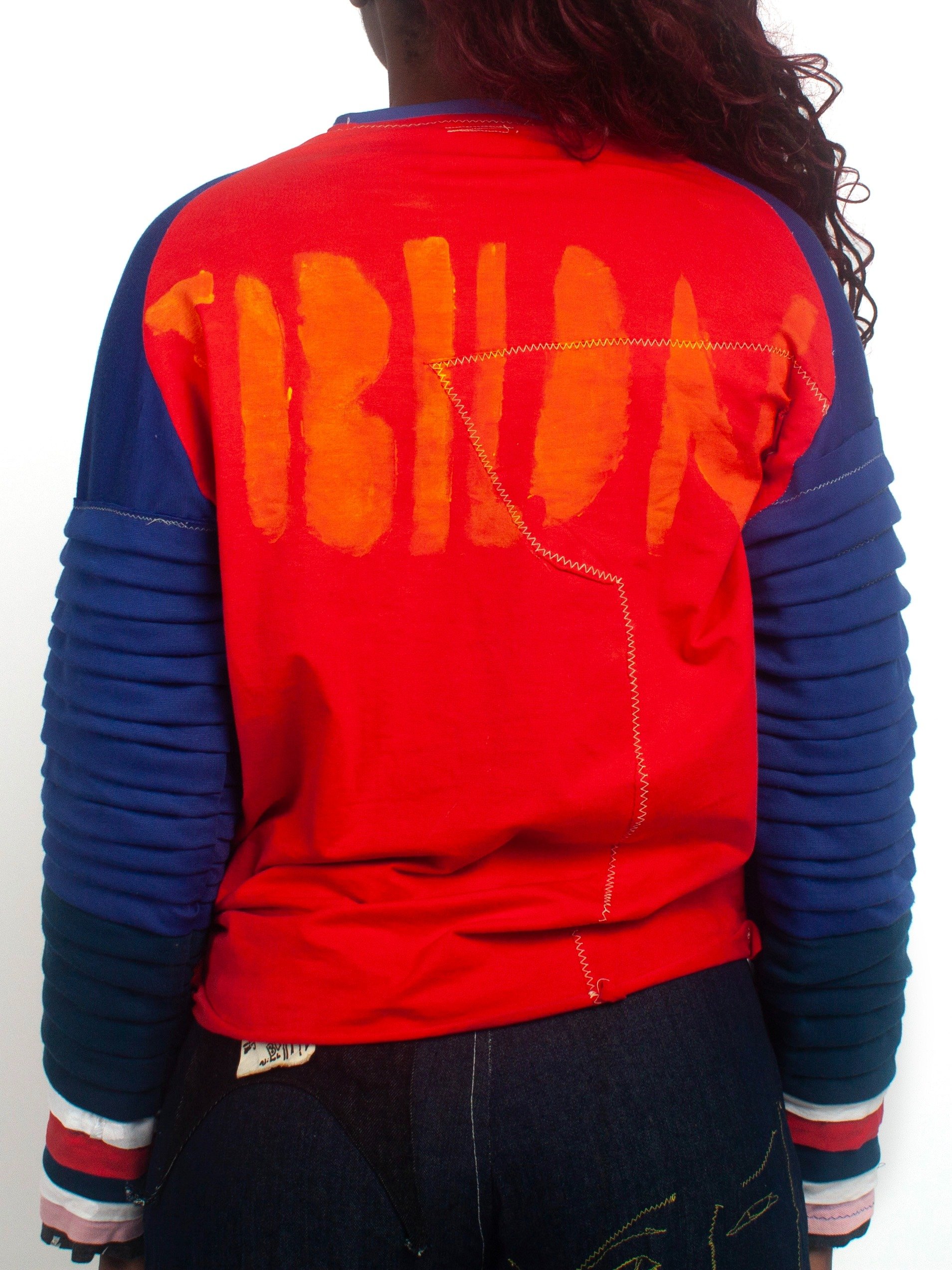 RAPID HEM LONG SLEEVE - RED/MULTI product image (3)
