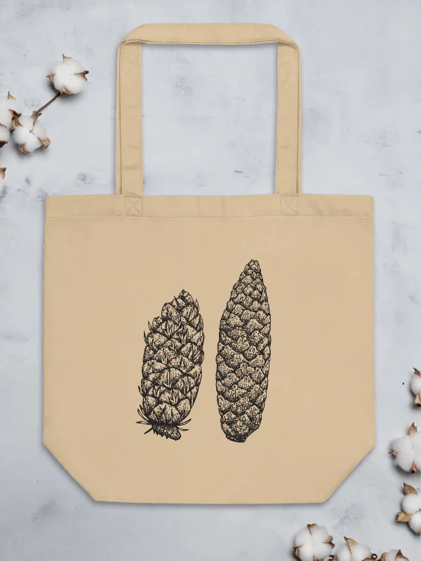 Organic Pine Cone Tote Bag product image (3)