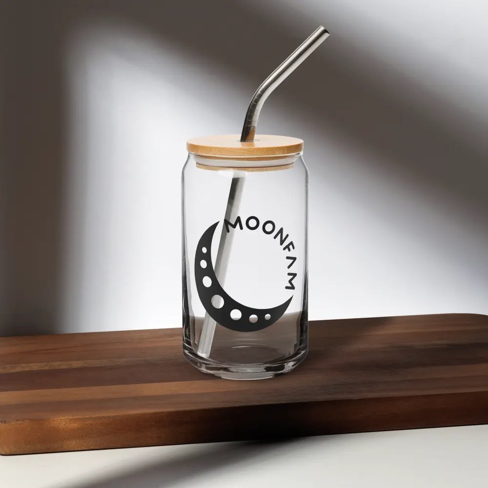 MoonFam 𝖑𝖔𝖌𝖔 glass tumbler product image (1)