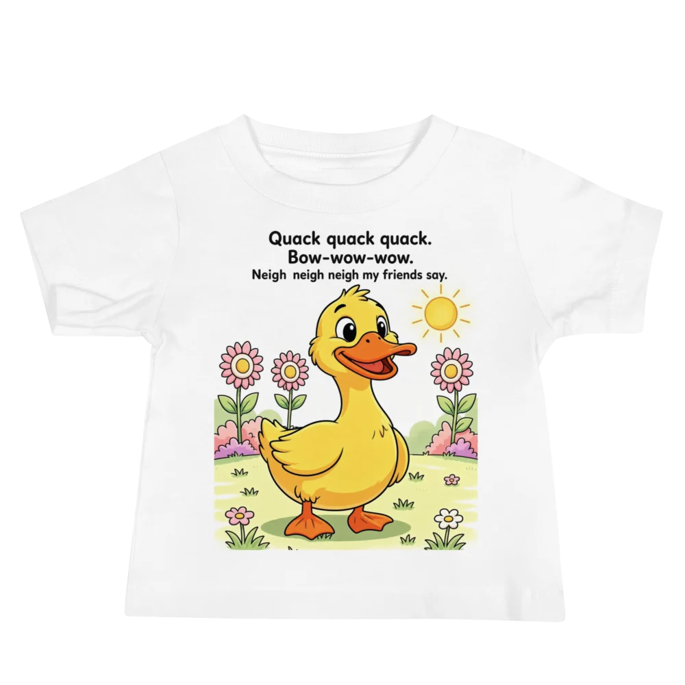 Quack Quack Farm Friends Baby Tee product image (2)