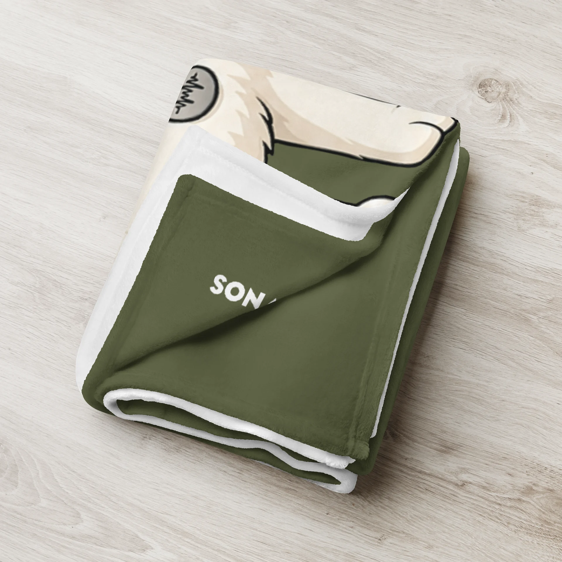 Sonance Dog Throw Blanket (Stand) Saratoga Green product image (3)