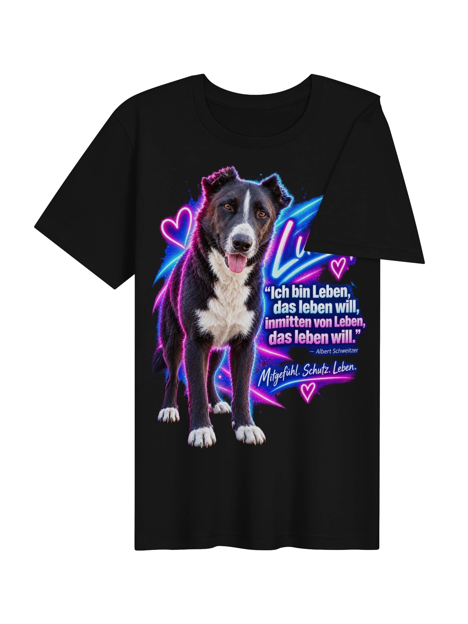 Lucky – Mitgefühl. Schutz. Leben. T-Shirt product image (13)
