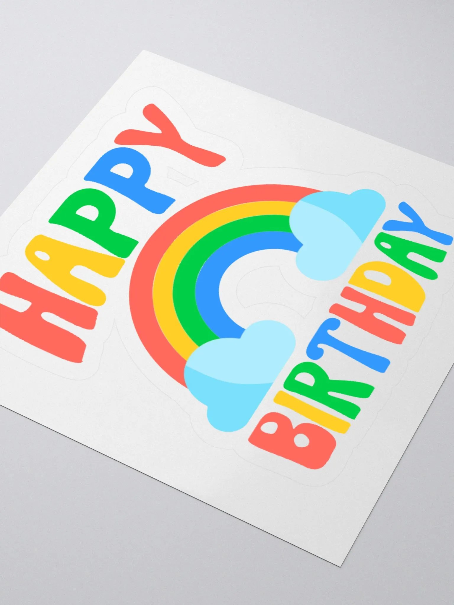 Happy Birthday (Rainbow) Sticker product image (3)