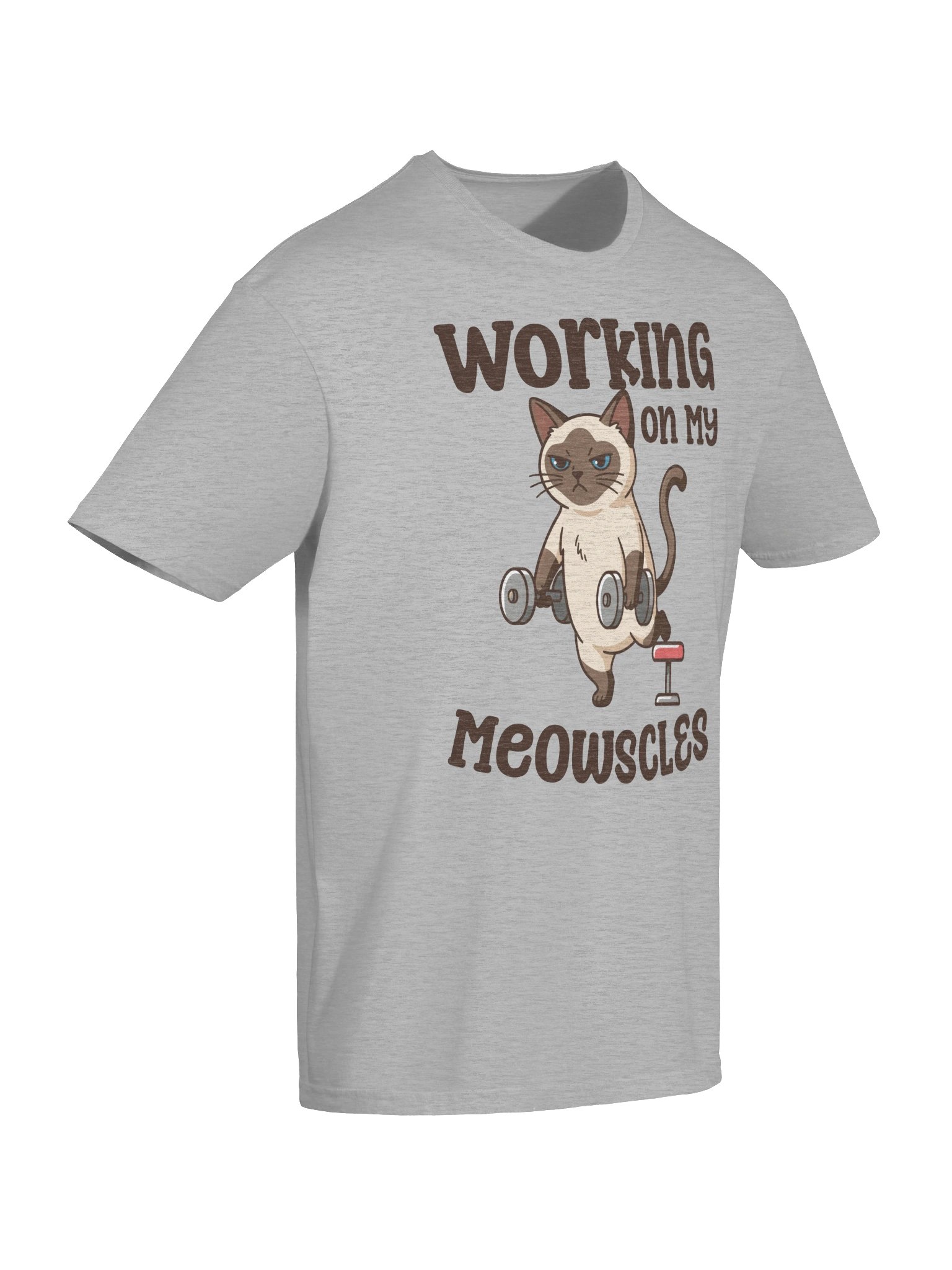 Working on My Meowscles Tee product image (7)