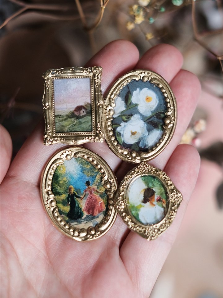 Preorder Handmade Magnets Romantic Summer - Pack of 4 product image (1)